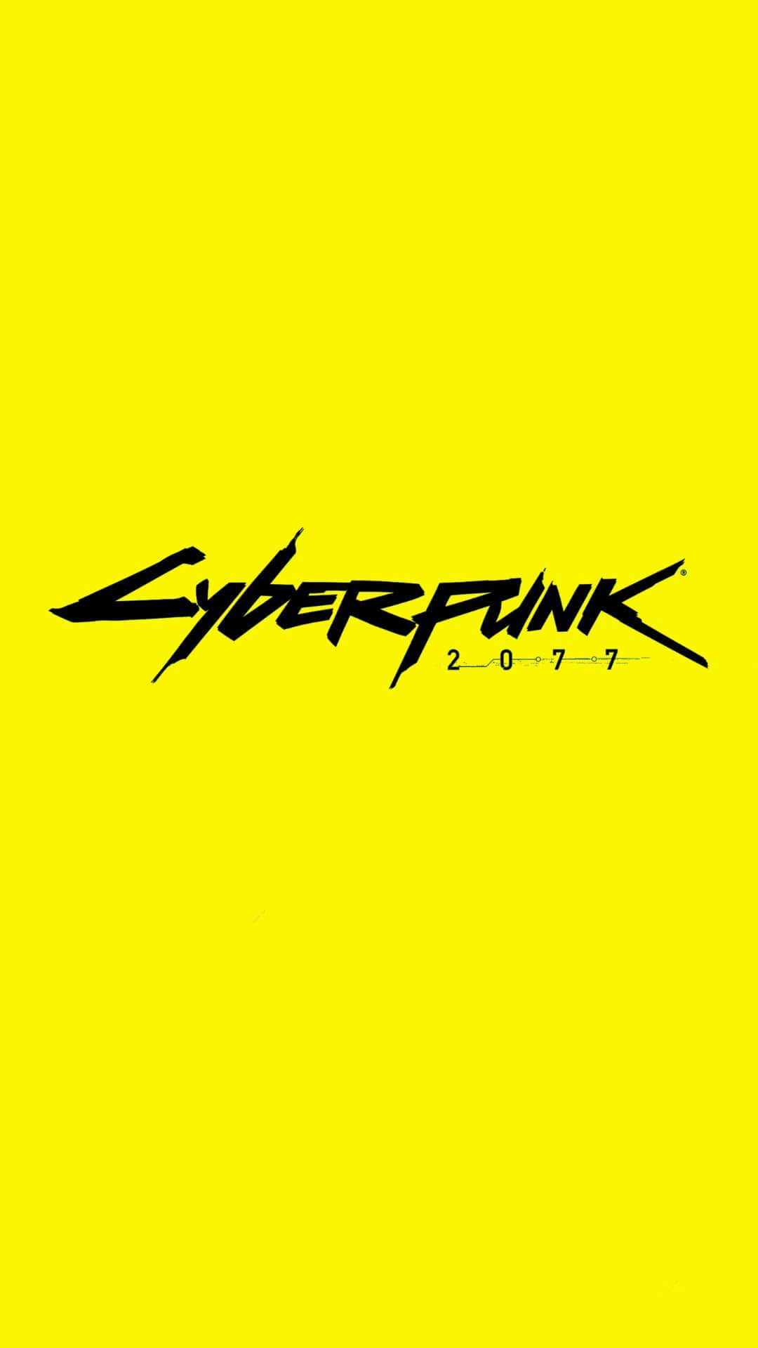 1080x1920 Download Android Cyberpunk 2077 Background Yellow Game Title Poster