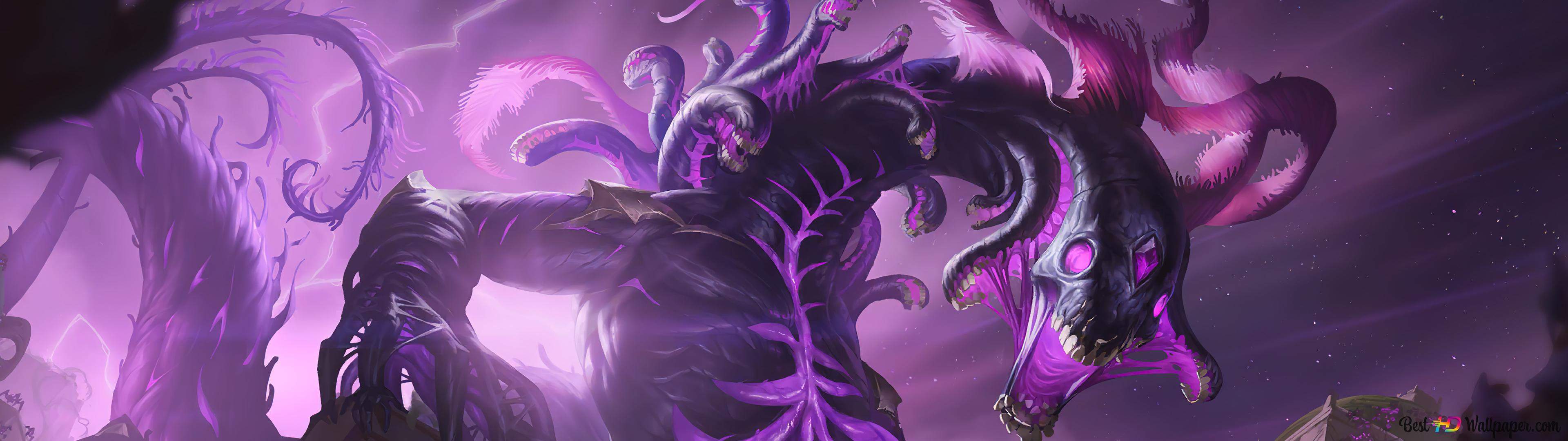 3840x1080 Camouflaged Horror Shurima of Legends (LOL) 4K wallpaper download