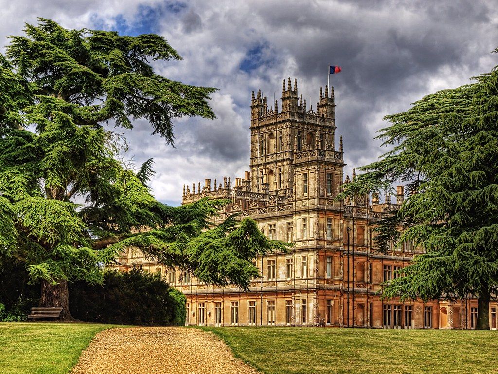 1024x768 Highclere Castle. Highclere Castle is the home