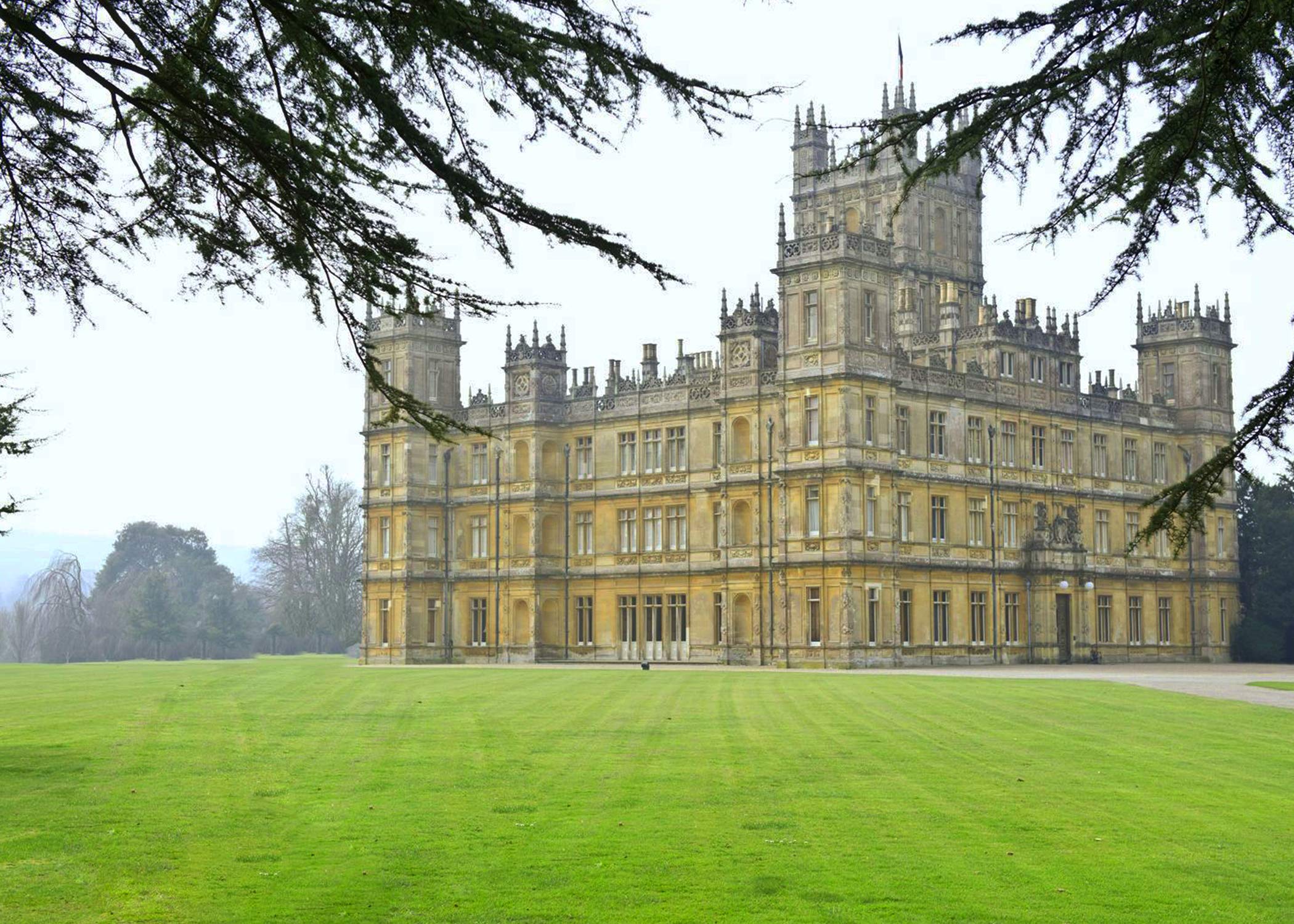 2100x1500 Amazon.com : Downton Abbey Backdrop for Photography, 10x7ft, England Highclere Castle Background, Vinyl Photo Photography Background LSGE1414