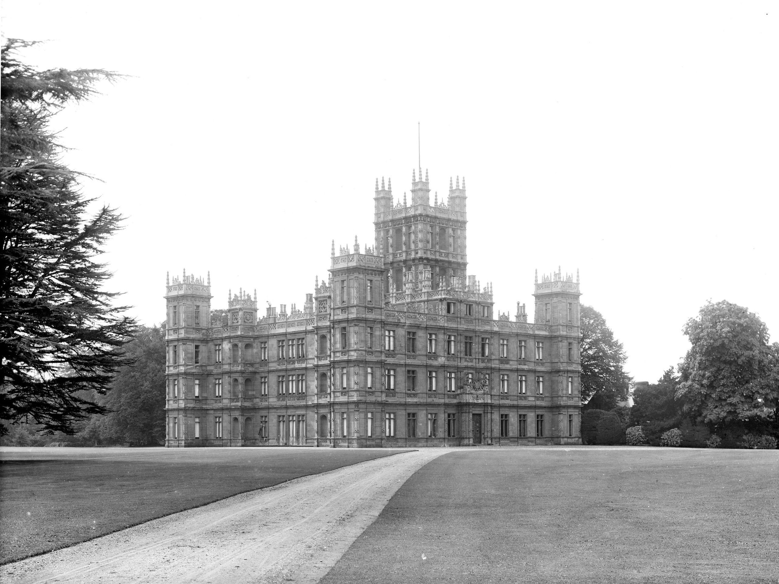 2560x1920 Downton Abbey Vintage Photo Photographs Of Highclere Castle