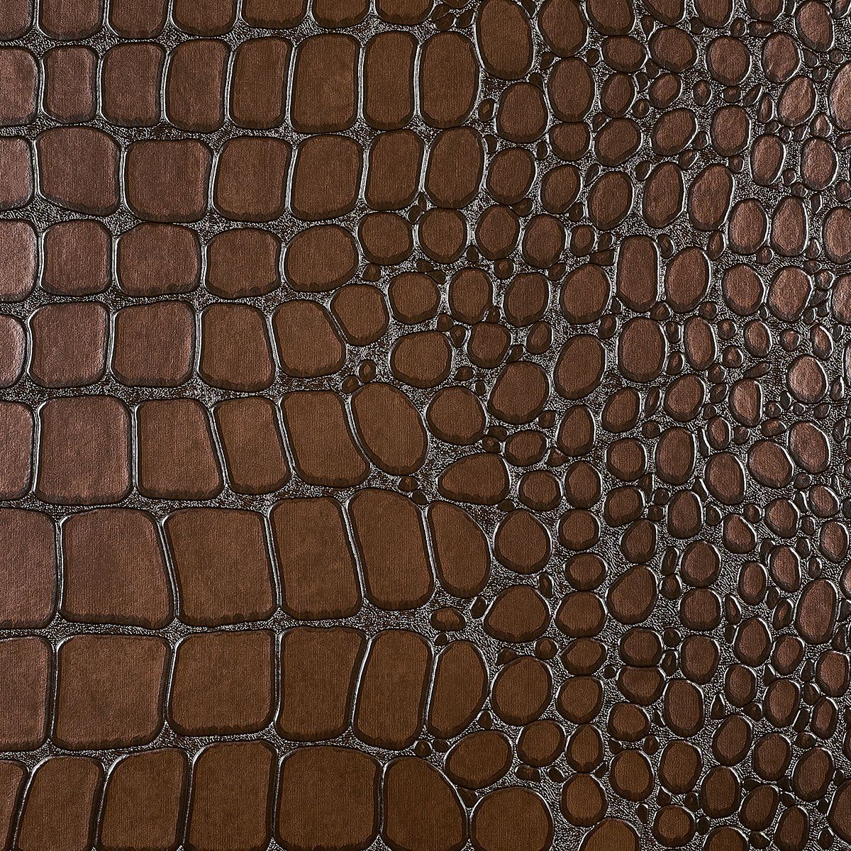 1200x1200 Sample. Vinyl Crocodile Rock Brown Jeffries Wallpaper