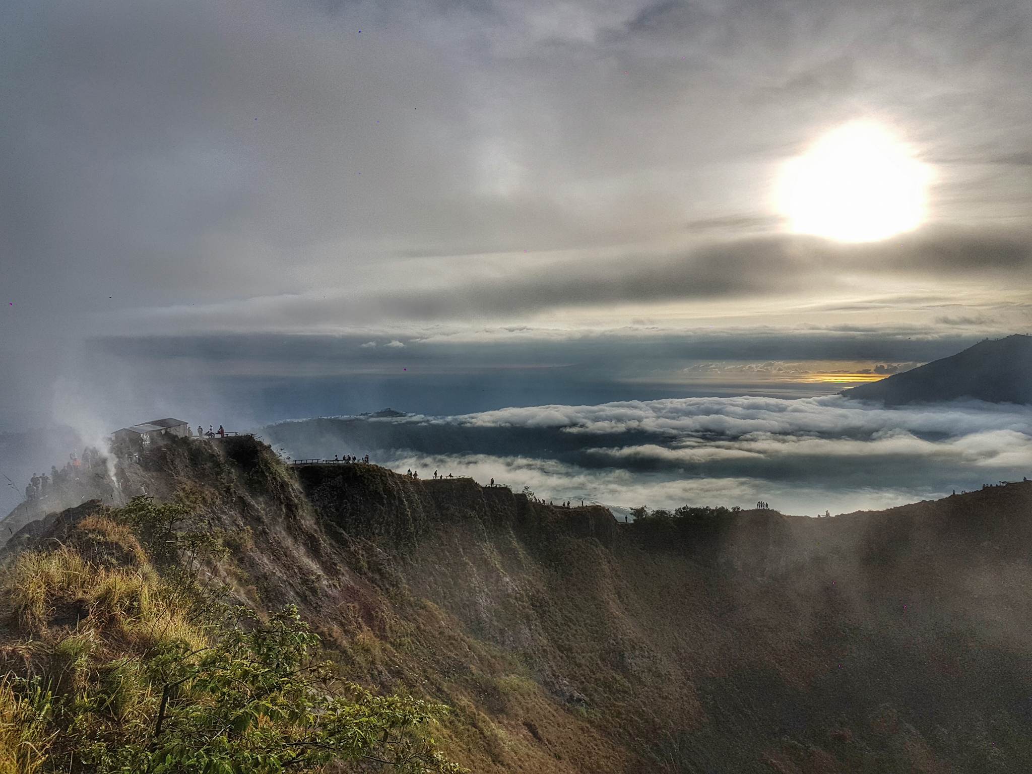 2048x1536 The Volcano at Dawn Bali's Mount Batur