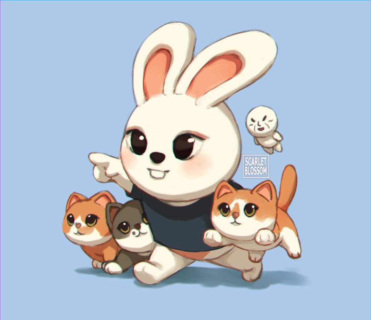 1193x1029 Happy Leeknow day!!!! Leebit is taking o」. ScarletBlossom❣️のイラスト
