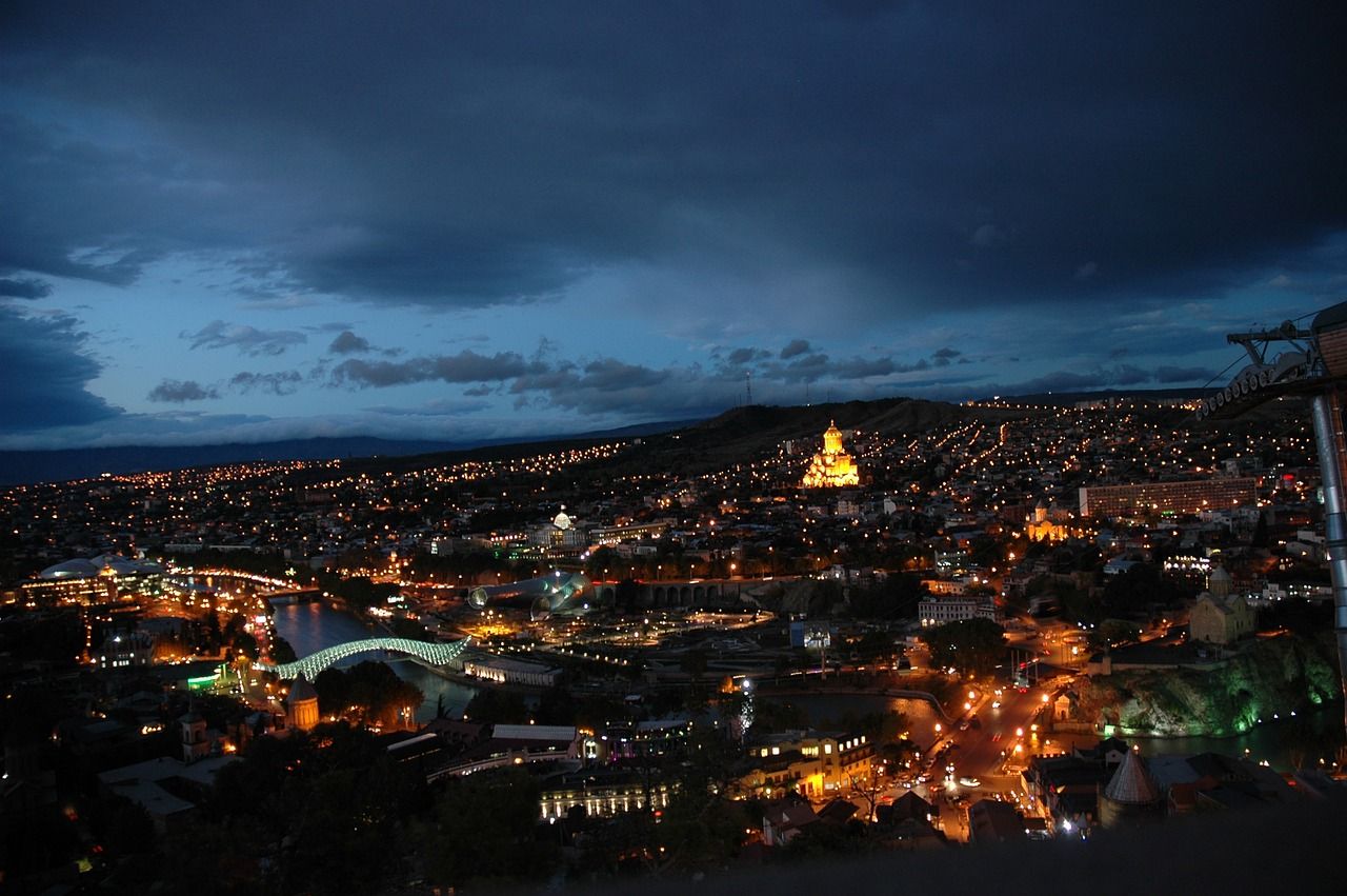 1280x851 Tbilisi, capital, city, night, georgia