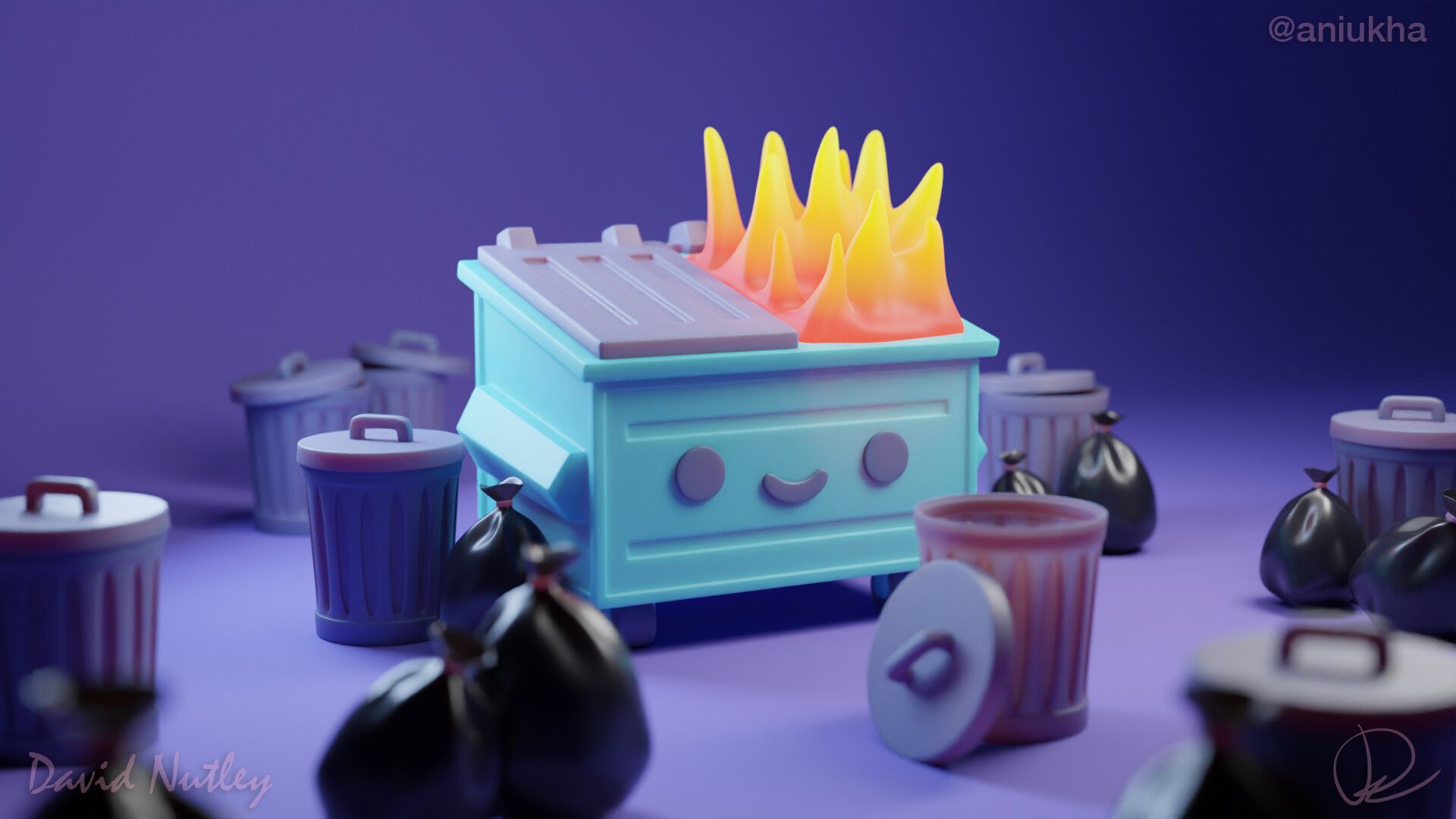 1920x1080 Dumpster Fire