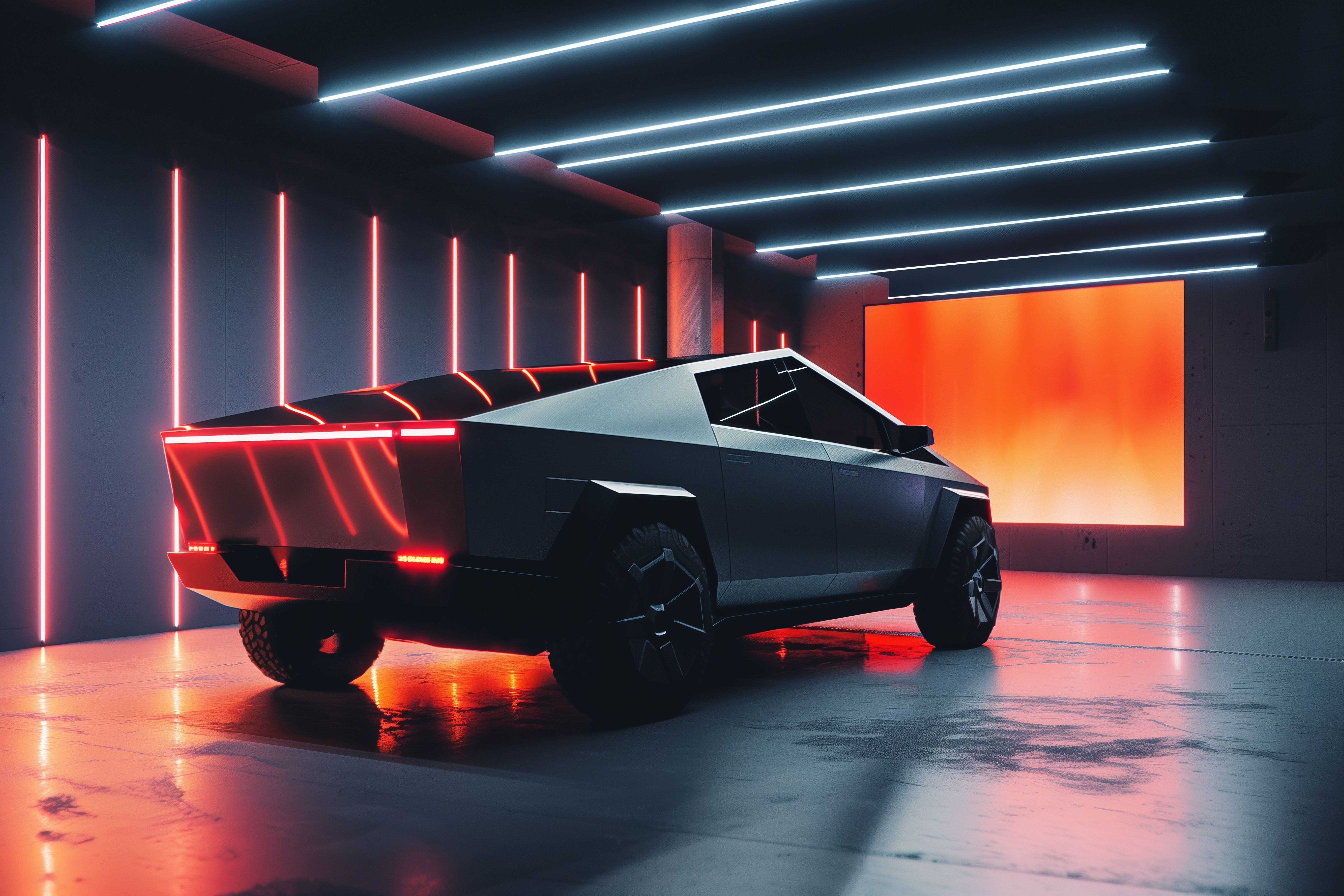 5376x3584 Tesla Cars Image. Free Image, Background and Wallpaper
