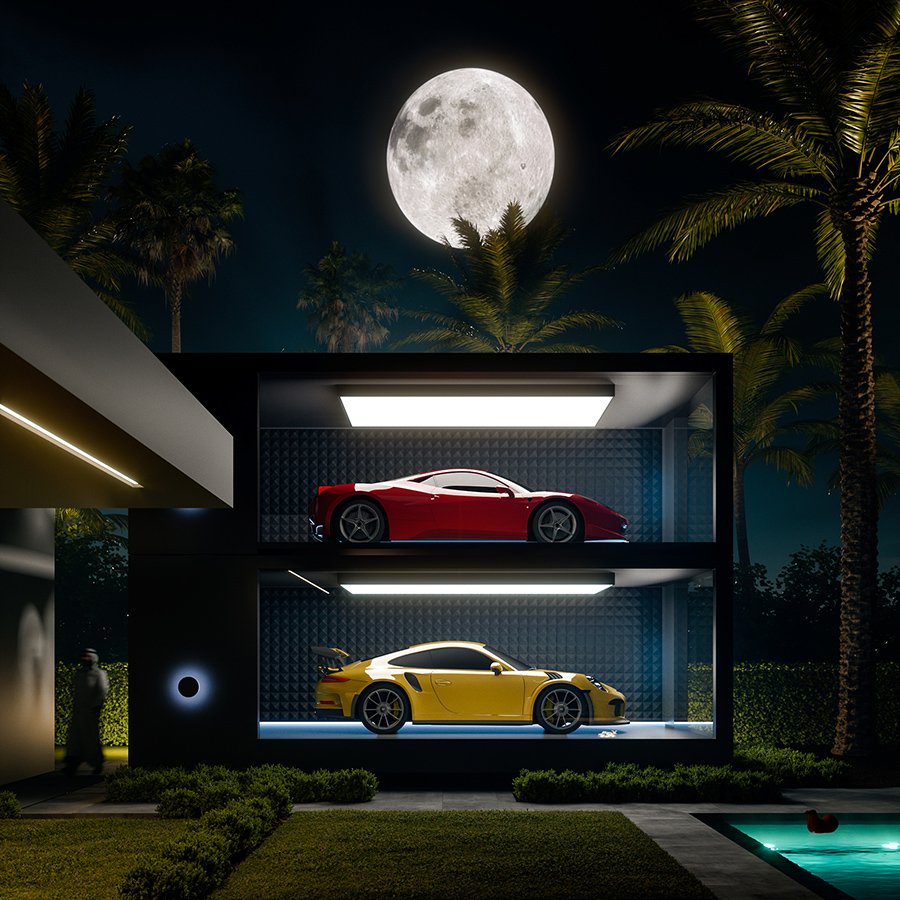 900x900 Why Settle For a Boring Garage When You Can Have a Private Supercar Showroom?