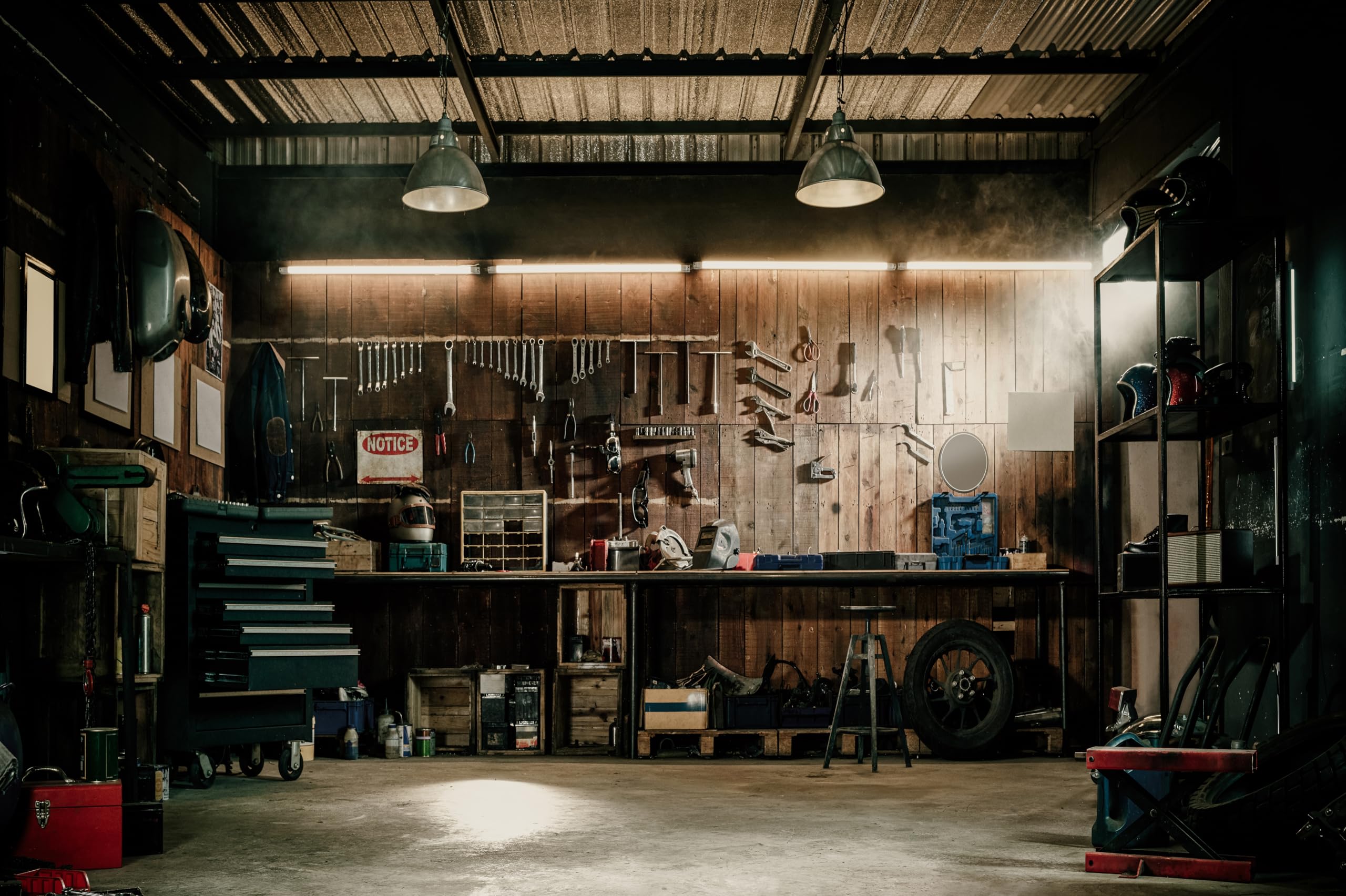 2560x1704 Amazon.com : CHNYWORK 7x5ft Wooden Warehouse Backdrop Garage Retro Car Repair Tools Mechanic Tools Background Themed Kids Boys Workers Mans Fathers Day Birthday Party Decoration Photo Studio Wallpaper