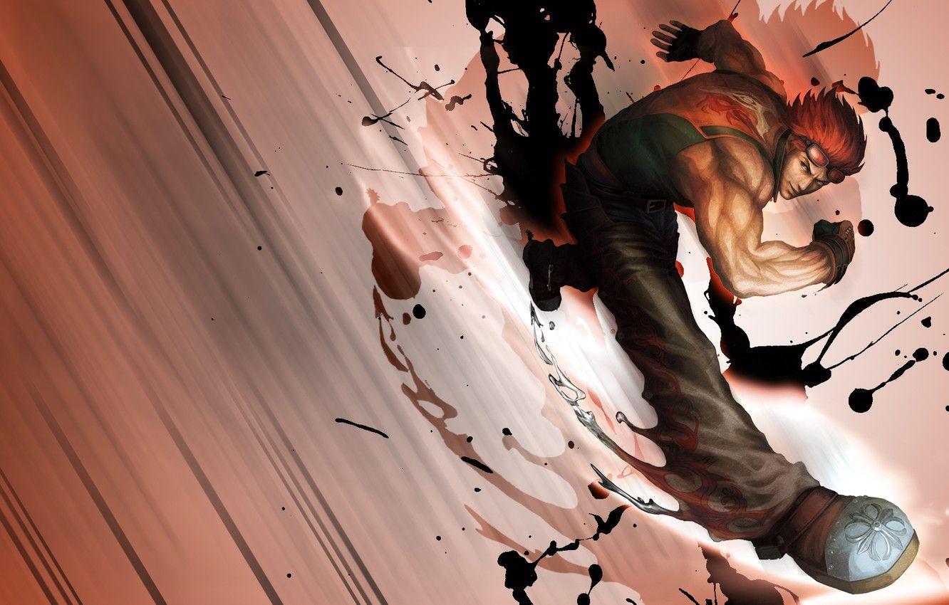 1332x850 Wallpaper the game, red, running, guy, fighter, hwoarang