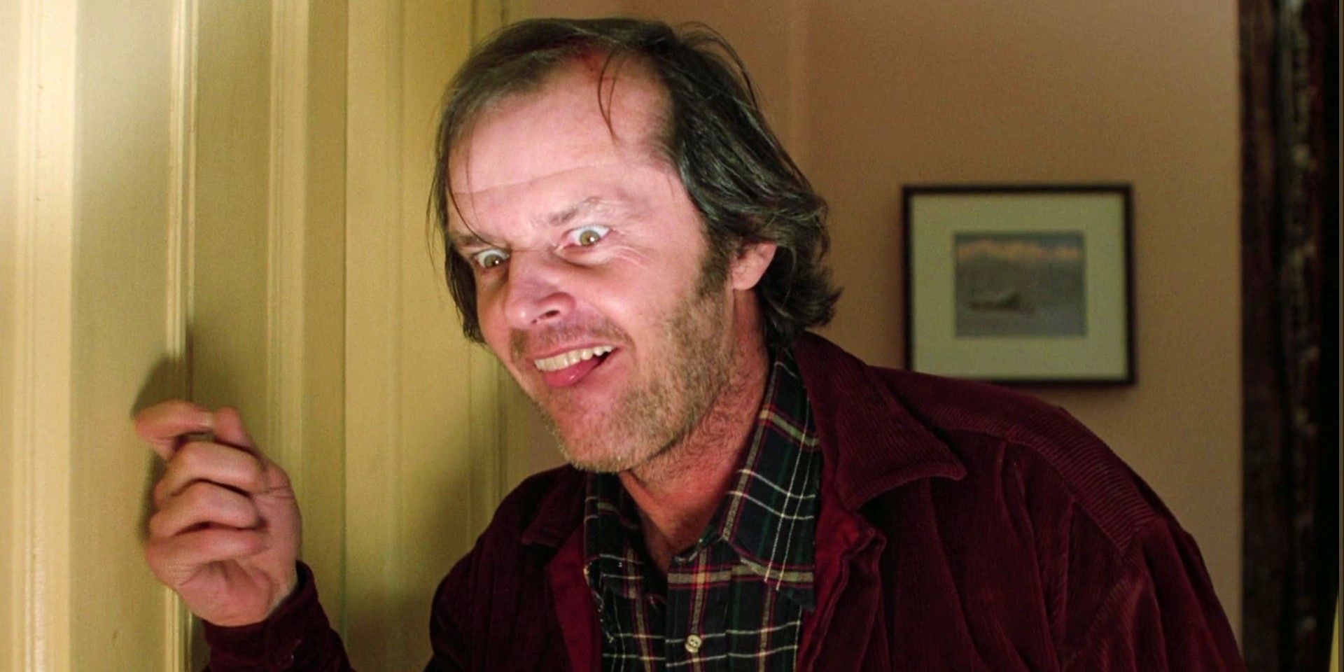 1920x960 The Shining Art Stylizes Jack's Descent Into Madness & Somehow Makes Kubrick's Horror Movie Scarier