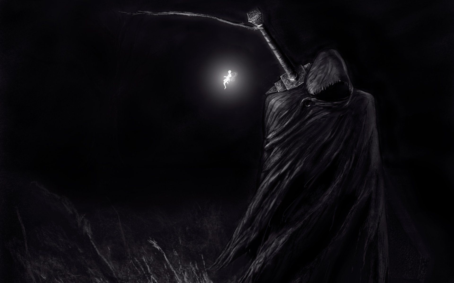 1920x1200 Guts from Berserk Night HD Wallpaper