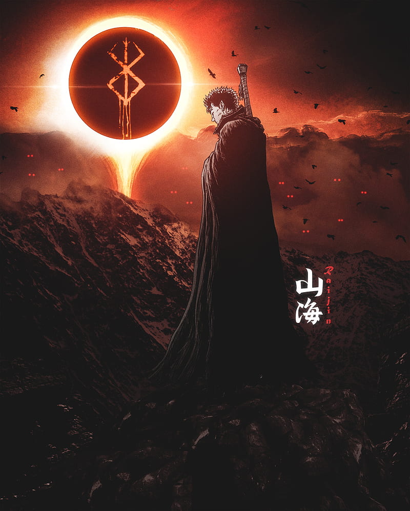 800x997 Berserk, Animeedits, Anime, Demons, Dark, Eclipse, Animexreality, Manga, HD phone wallpaper