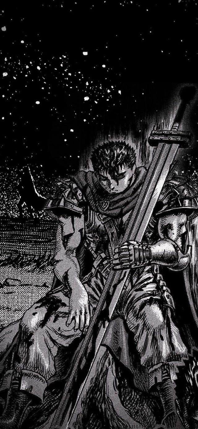 640x1385 Nothing Special but did a wallpaper of Guts (Free to use and stuff)