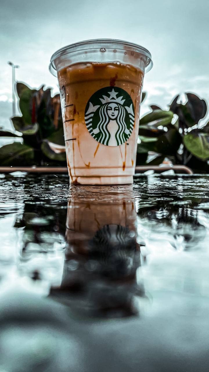 720x1280 Refreshing Starbucks Coffee. Starbucks aesthetic background, Starbucks coffee photography, Coffee wallpaper