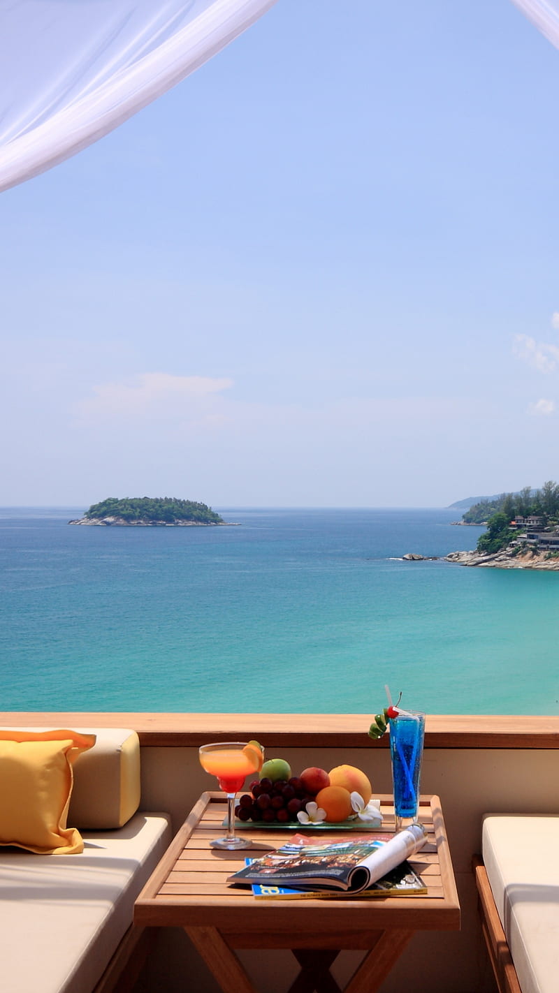 800x1422 HD summer, breakfast wallpaper