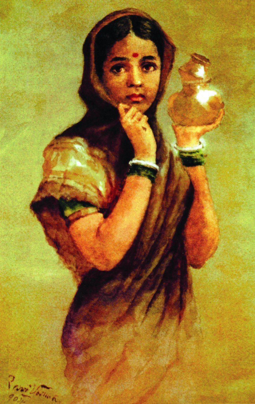 882x1400 Milkmaid Painting