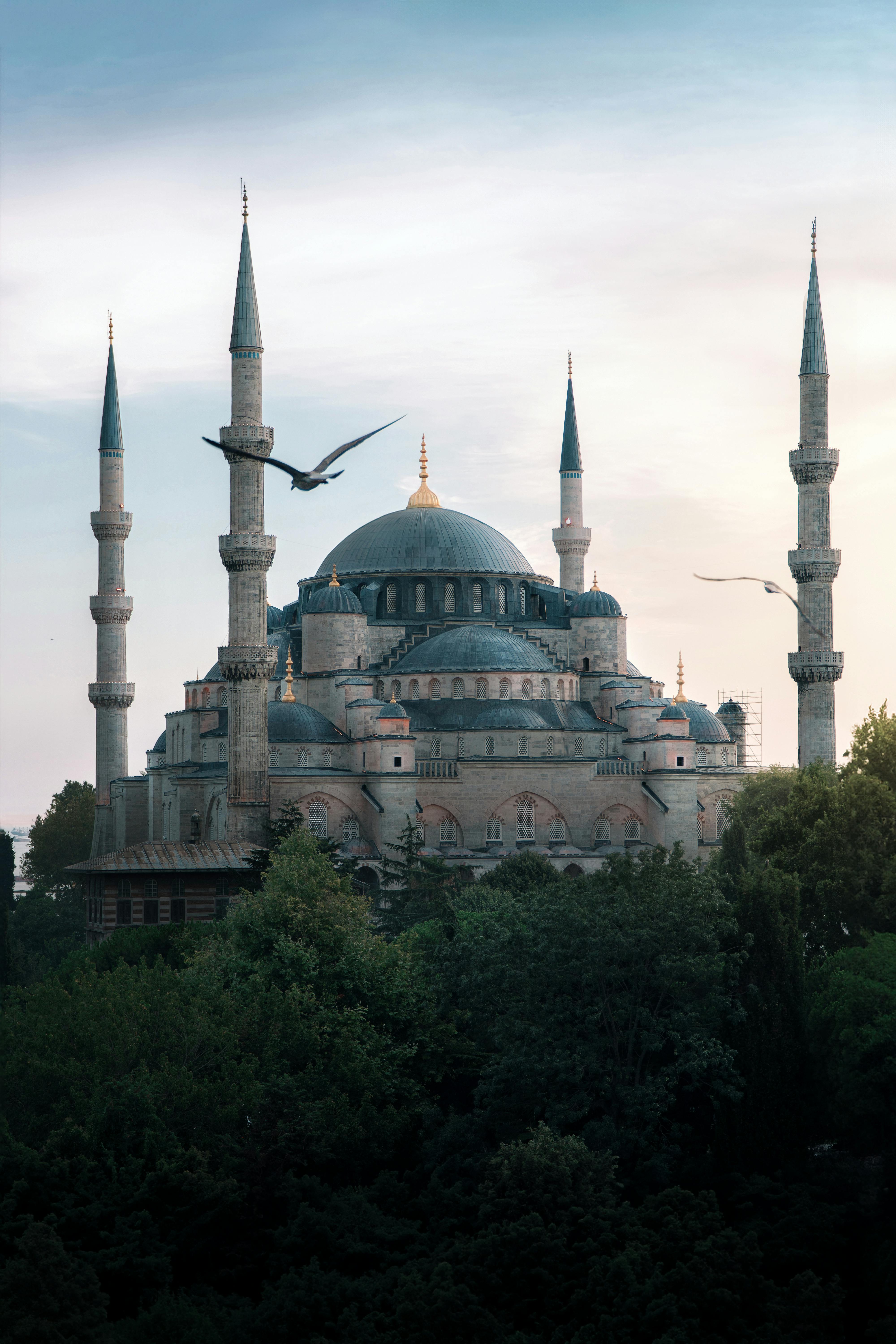 4000x6000 View of the Blue Mosque in Istanbul, Turkey · Free