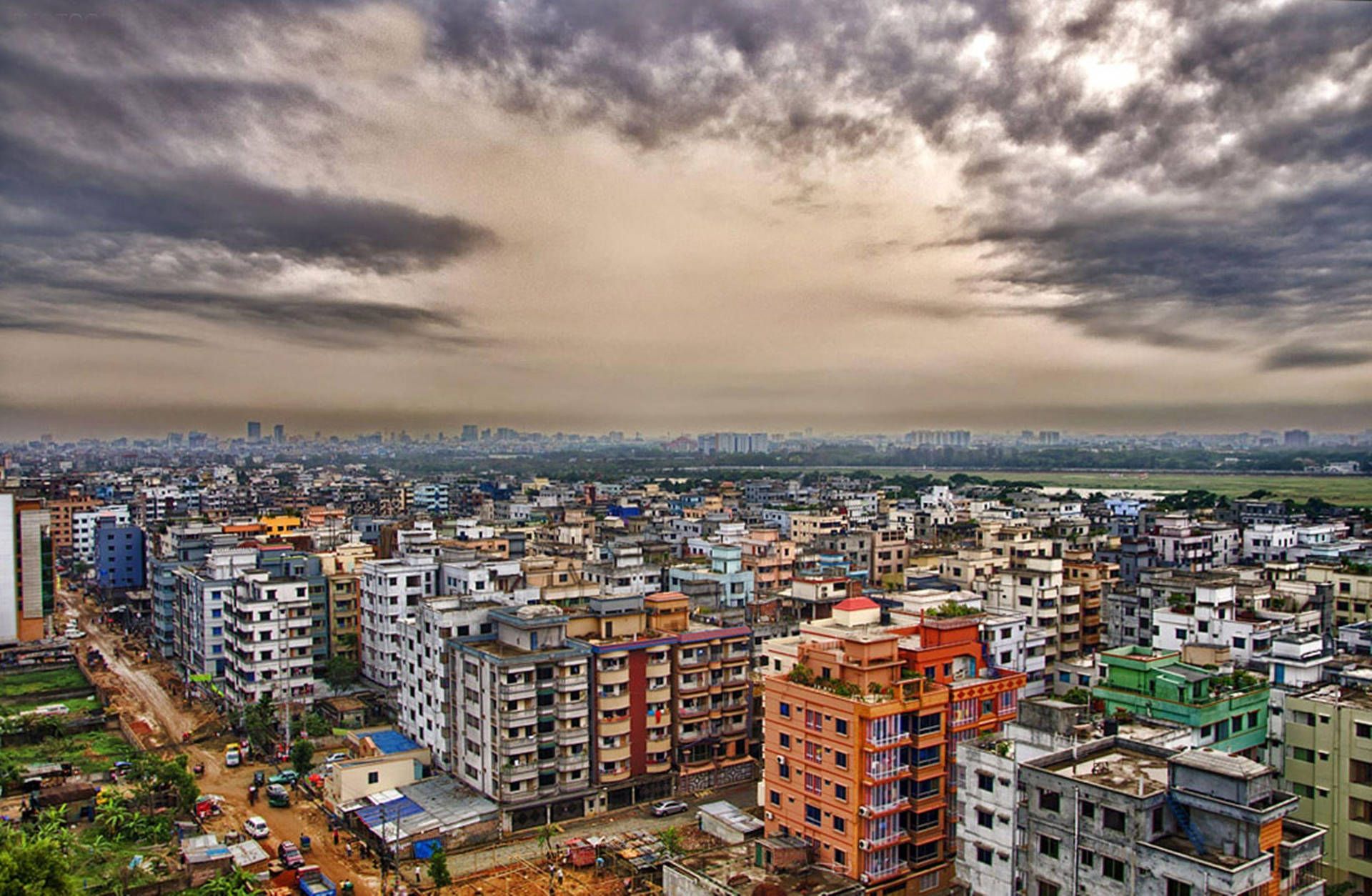 1920x1254 Download Panorama View In Bangladesh Dhaka Wallpaper