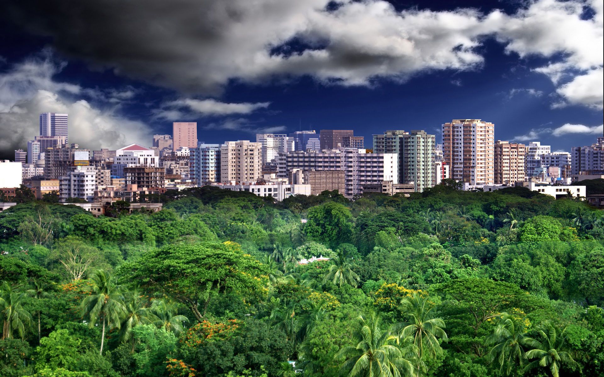 1920x1200 Dhaka City Wallpaper