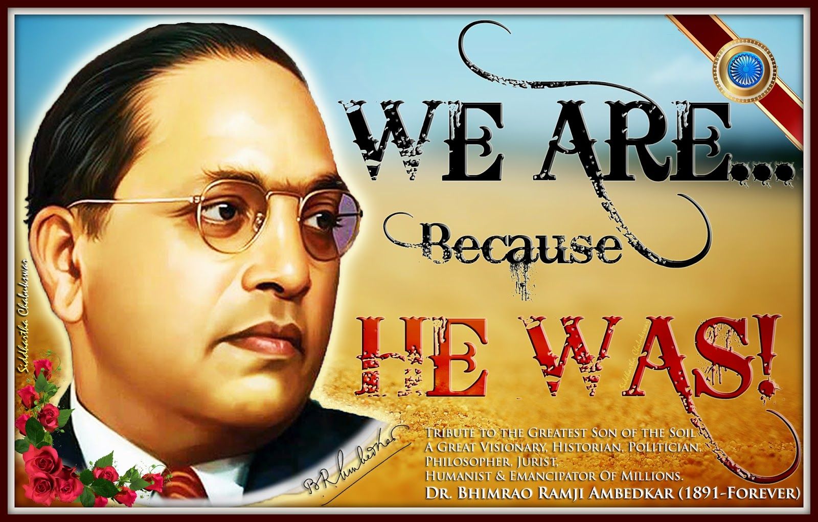 1600x1021 Siddhartha Chabukswar Blog!: Dr. Babasaheb Ambedkar: We Are Because He Was! Wallpaper