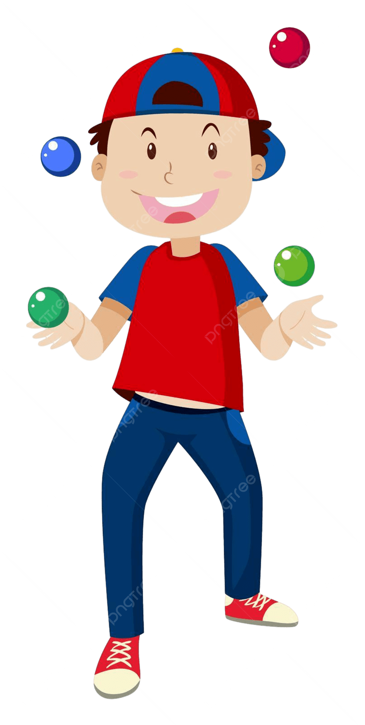 1200x2379 Happy Boy Juggling Balls Isolated Balls Kid Vector, Isolated, Balls, Kid Illustration Background And Wallpaper For Free Download
