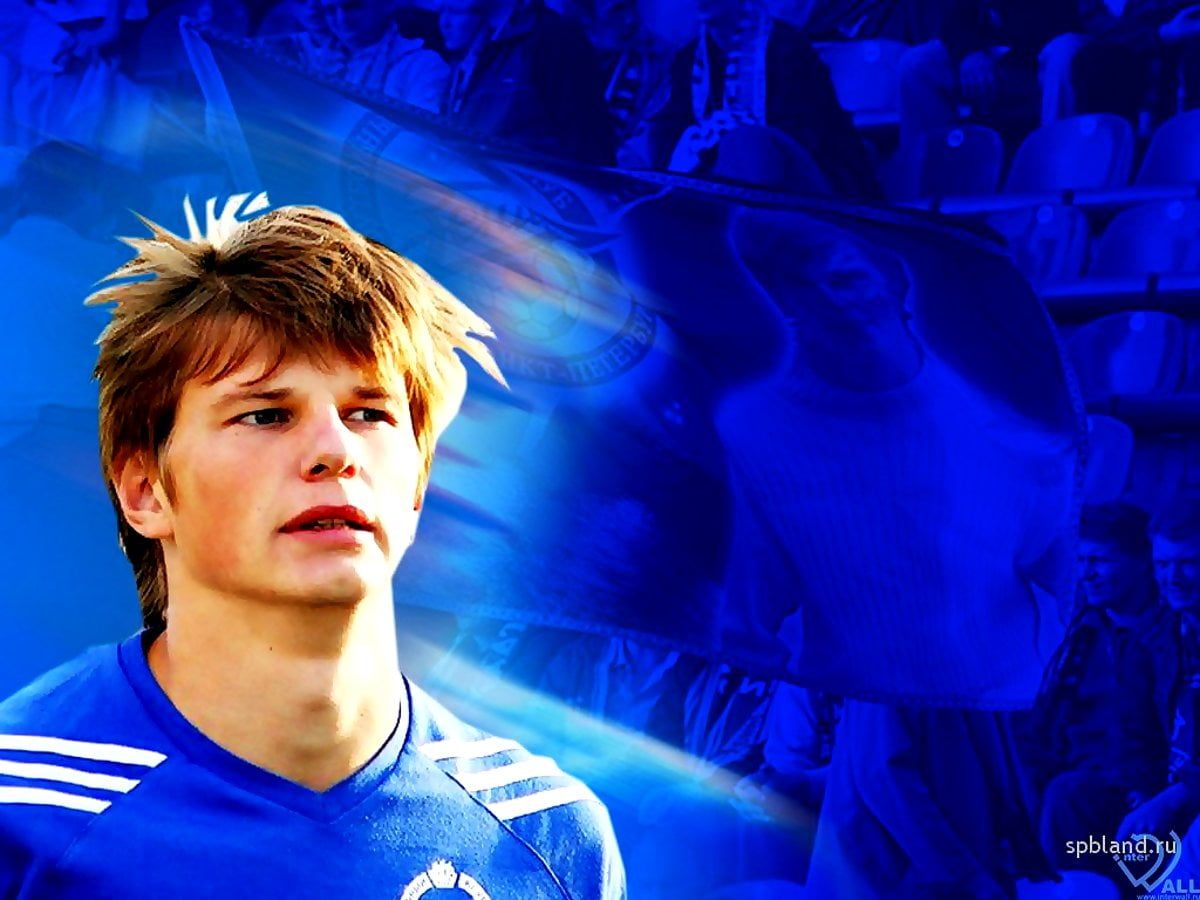 1200x900 Football Posters, Andrey Arshavin, Blue wallpaper widescreen. Best Free wallpaper