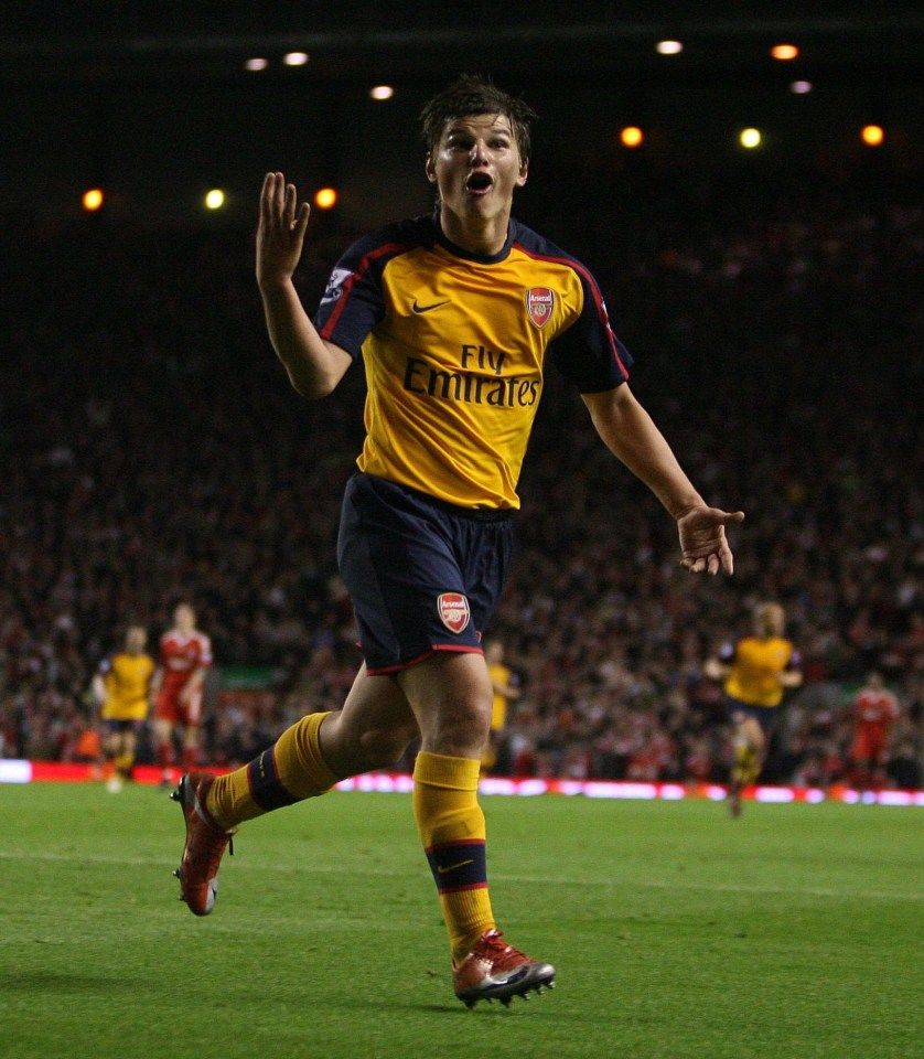 838x960 Arsenal DELETE tweet wishing Andrey Arshavin happy birthday after they're hit with furious backlash from Ukrainians