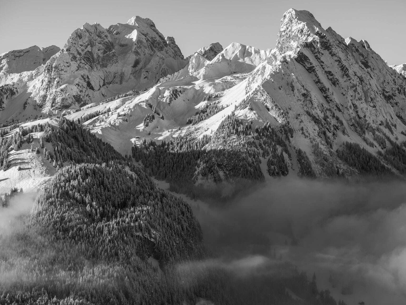 1707x1280 Photography of the Gstaad mountains: Rubli and Gummfluh