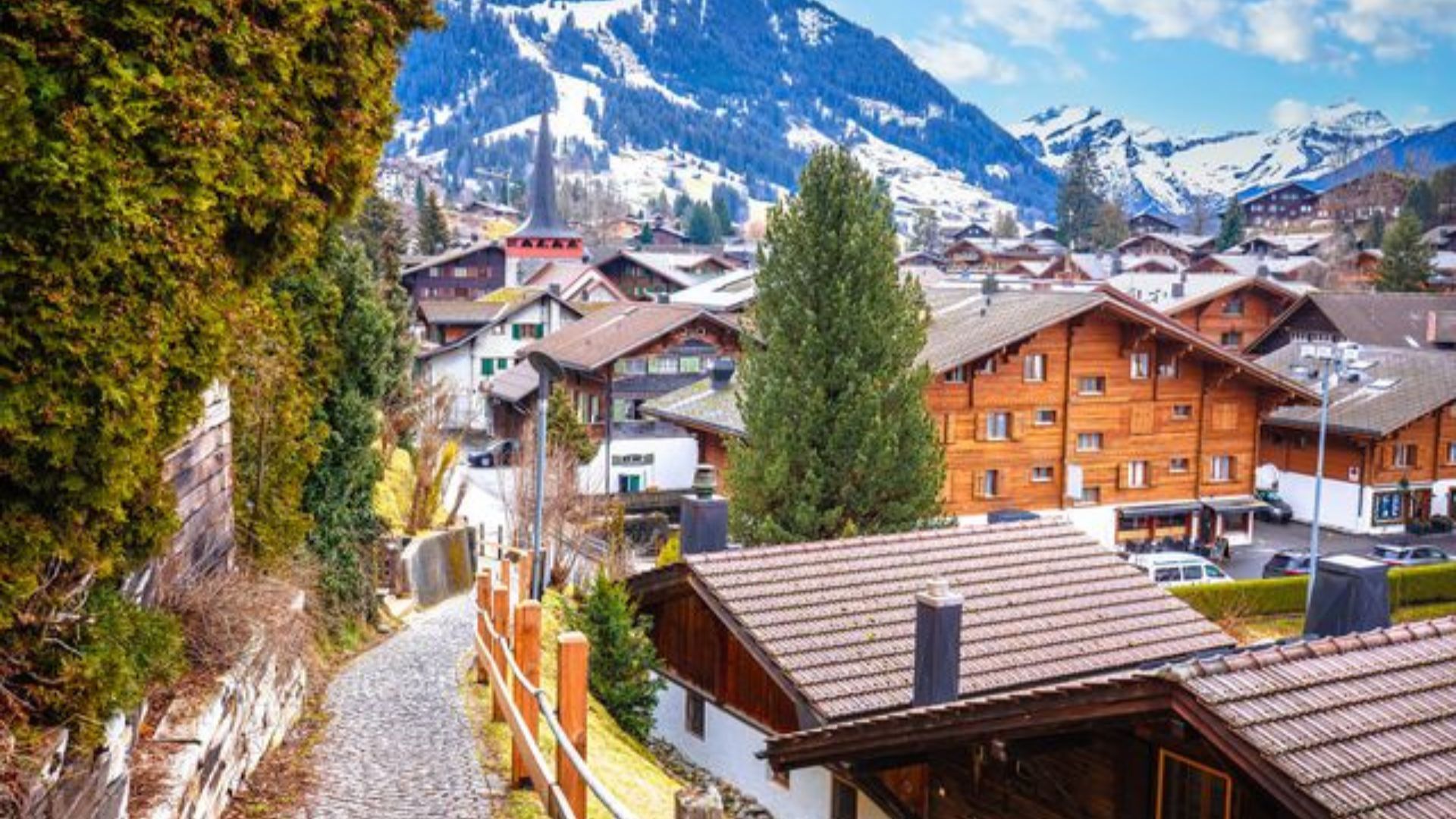 1920x1080 Gstaad, Switzerland, Is Known For Its Incredible Summer Season