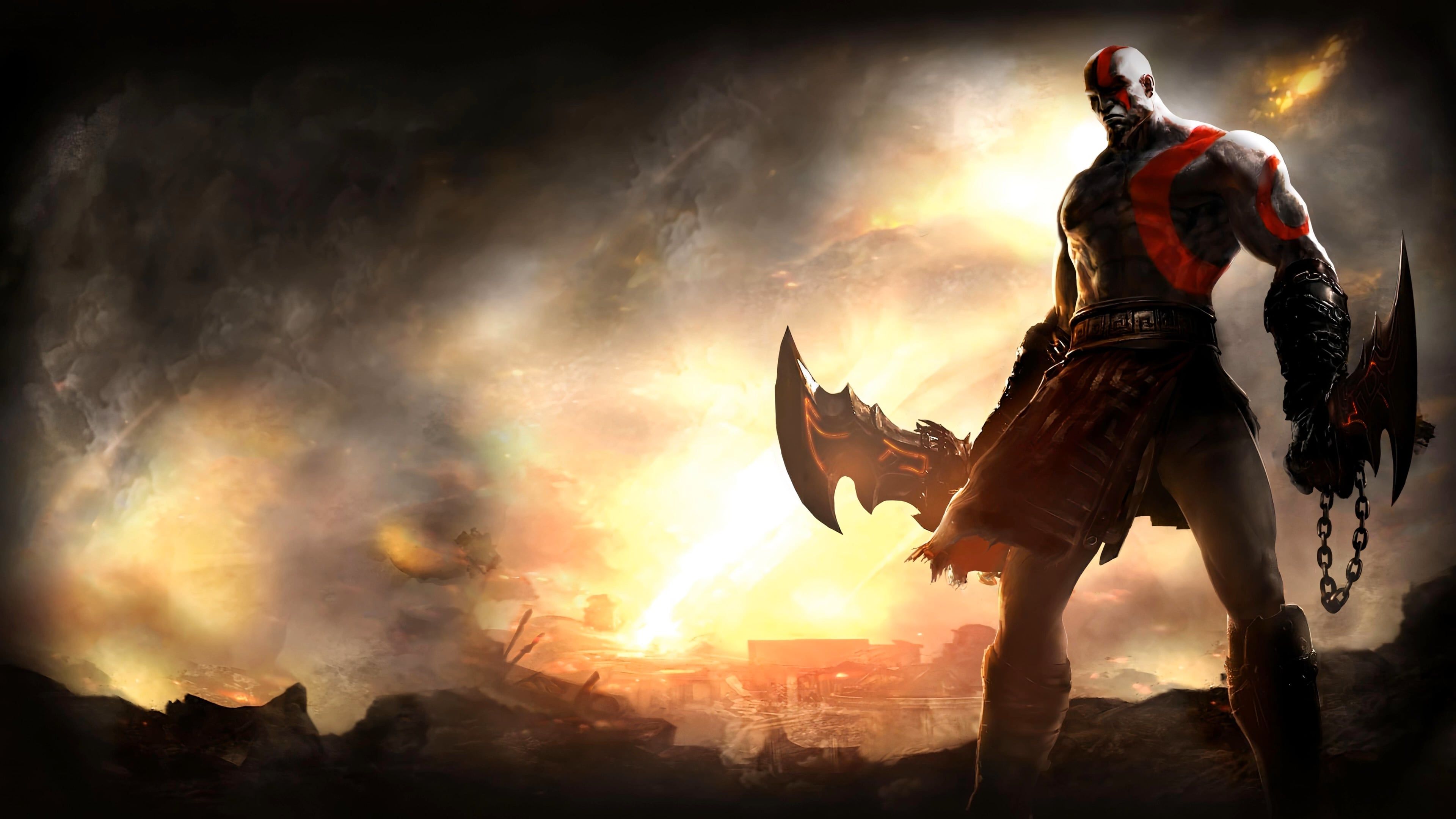 3840x2160 I've animated God of War of Sparta Cover