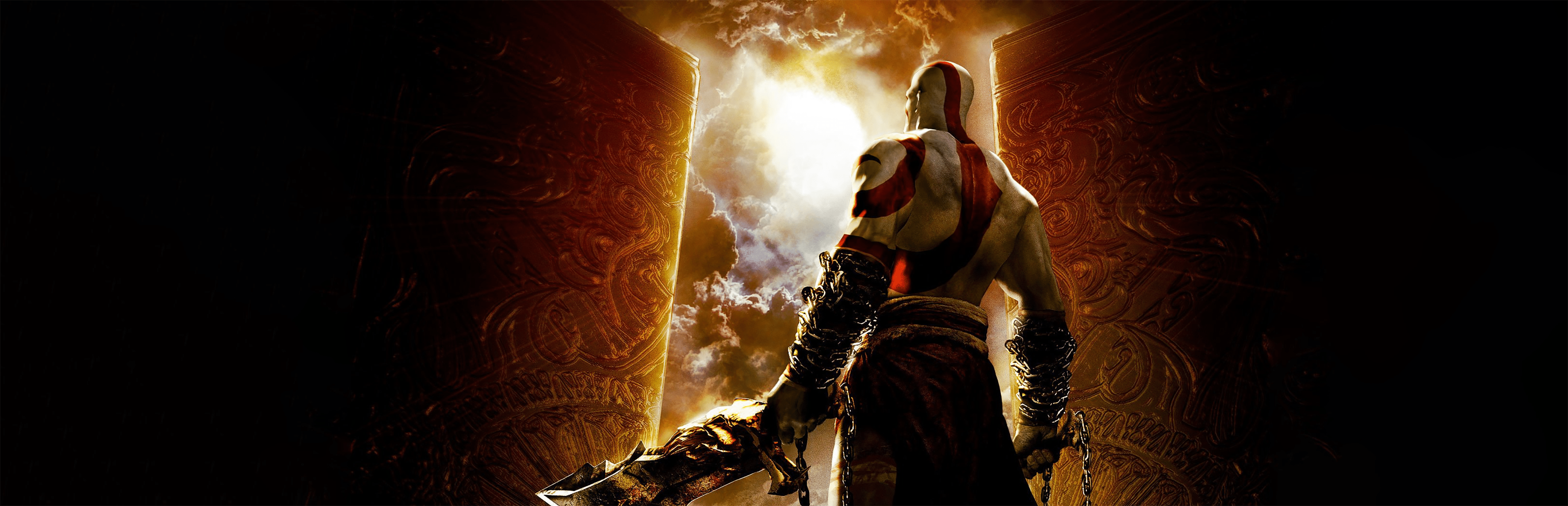 3840x1240 LTTP God Of War PSP games (Chains of Olympus, Ghost of Sparta) LTTP