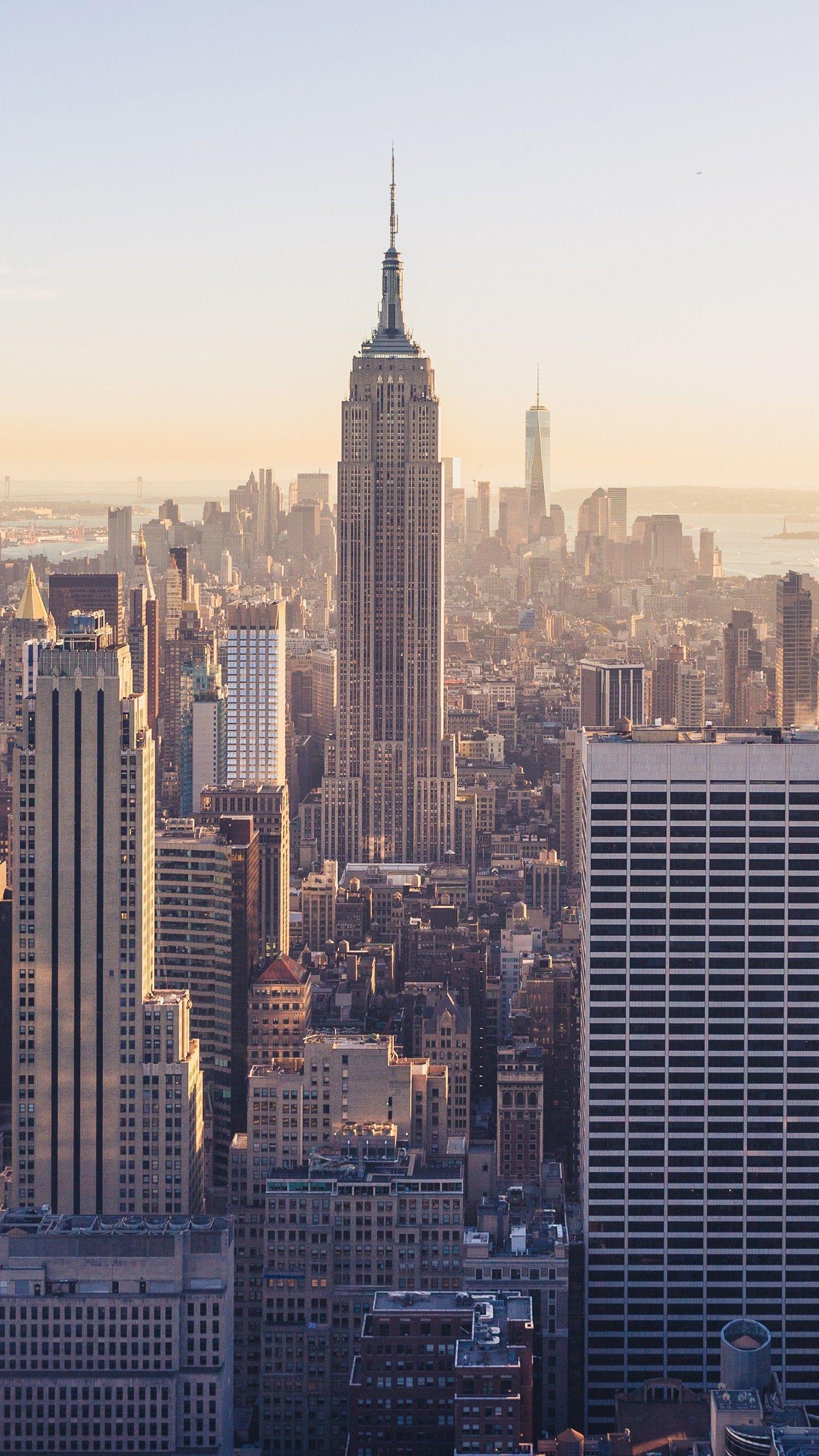 1440x2560 New York City Skyline 5K Wallpaper