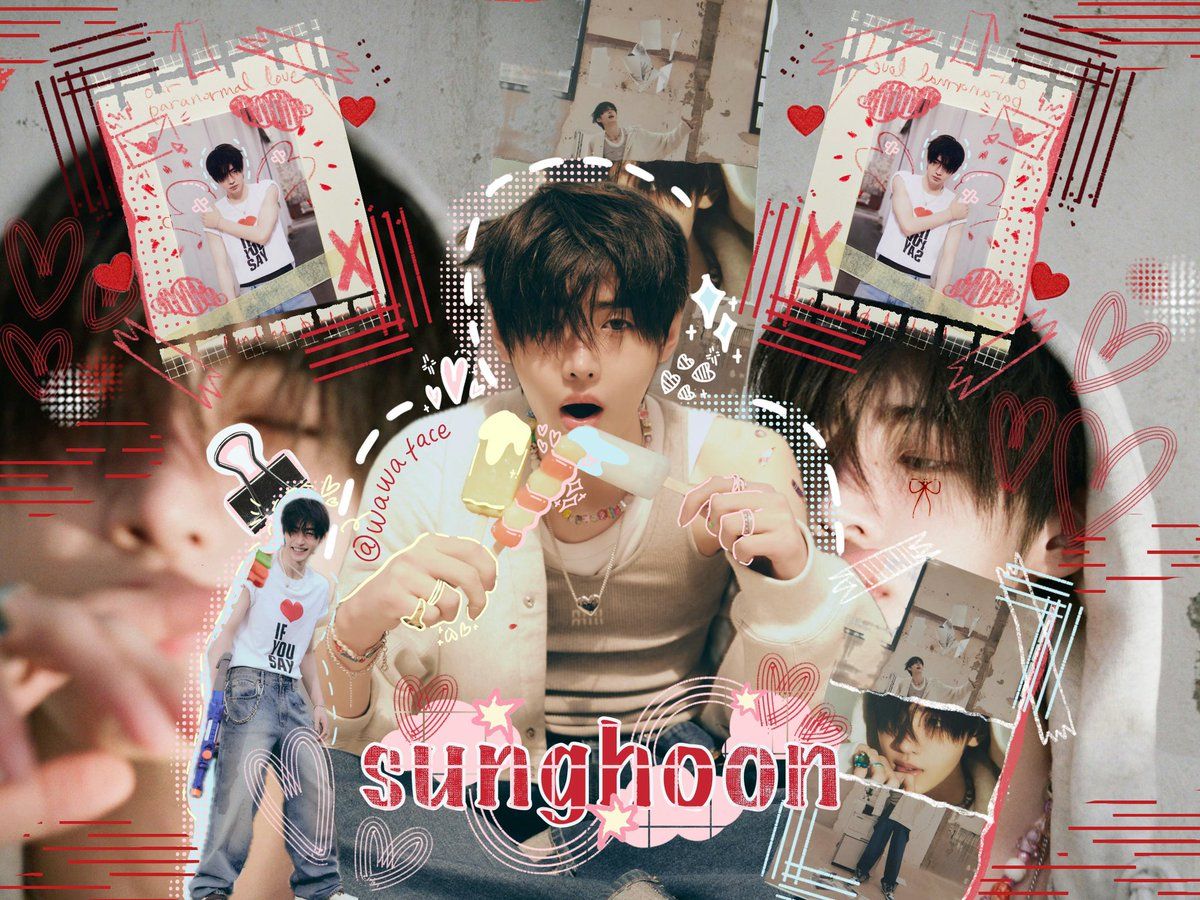 1200x900 我画了一张sunghoon的iPad壁纸新造型好看I drew a new look of sunghoon's iPad wallpaper✍