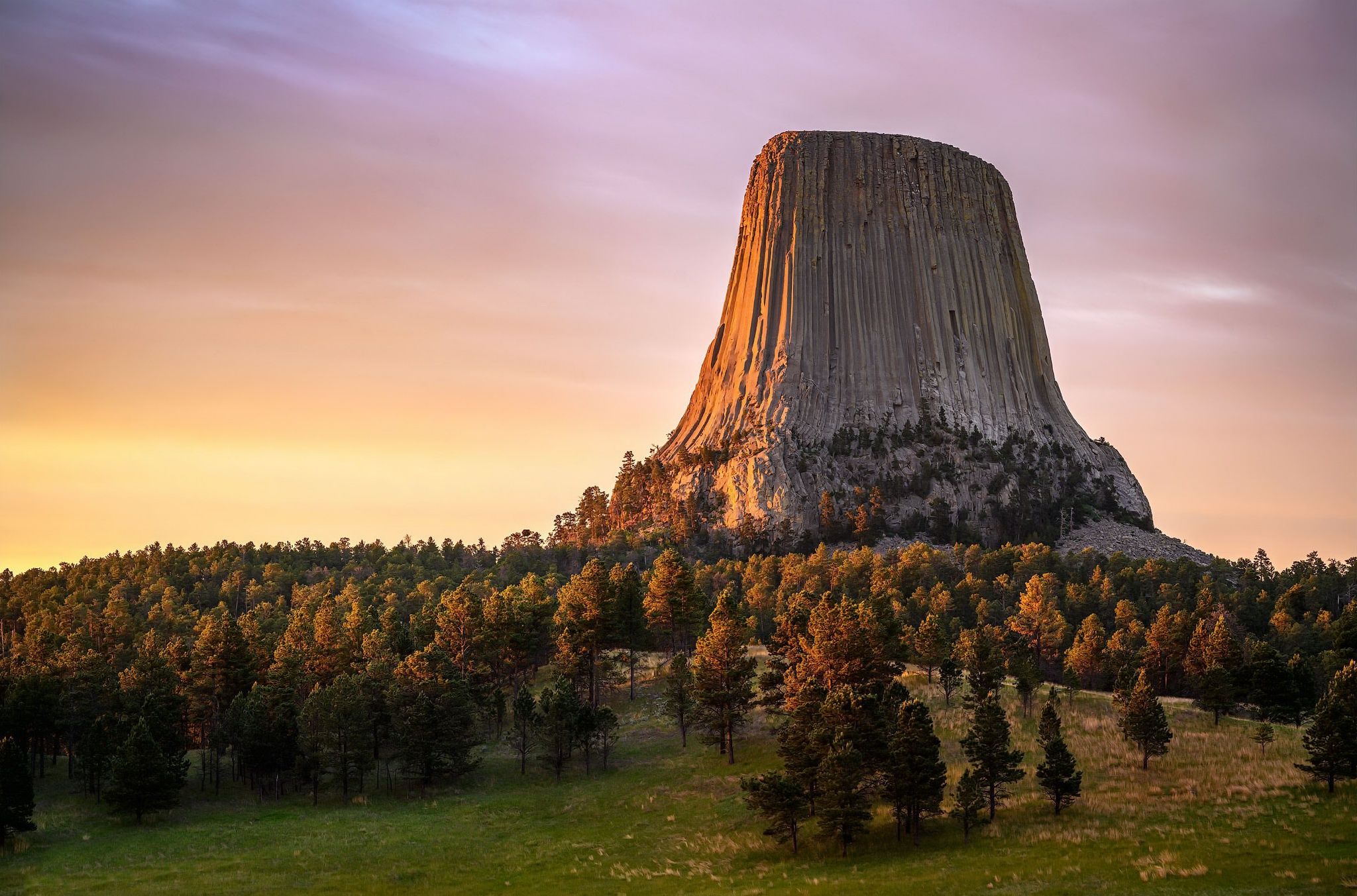 2048x1353 Wallpaper Wyoming, Devils Tower, National Monument for mobile and desktop, section природа, resolution 2048x1353