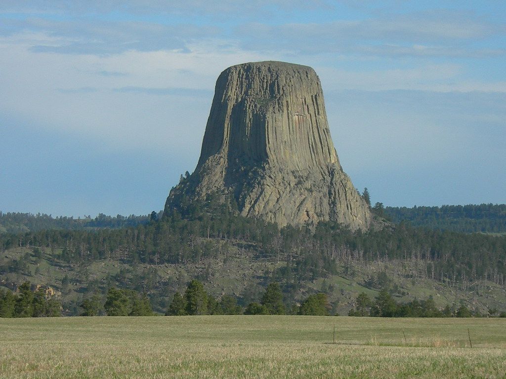 1024x768 Devils Tower National Monument. Devils Tower, WY Taken from