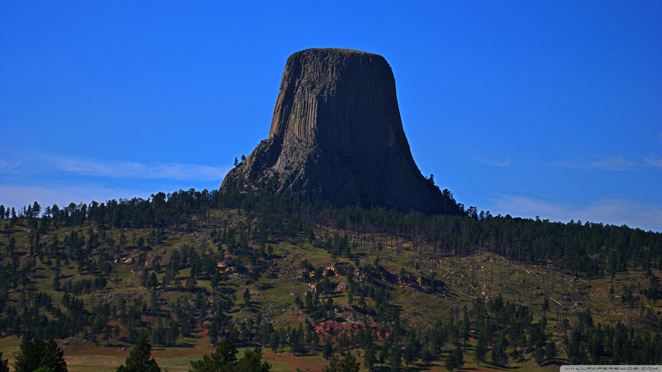 2560x1440 Devils Tower from a Distance 4K UHD Wallpaper for UltraHD Desktop and TV : Smartphone and Tablet Devices