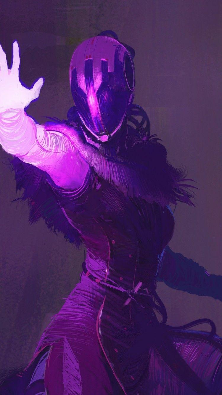 750x1334 Download 750x1334 Destiny Voidwalker, Artwork Wallpaper