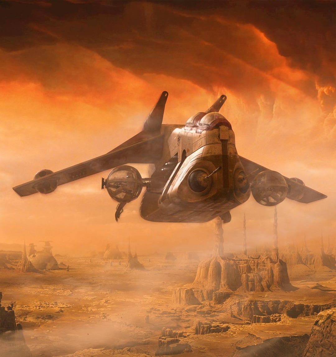 1080x1149 Made this quick photohop of the Republic Gunship! The clone wars brought us many vehicles, what was your favourites?