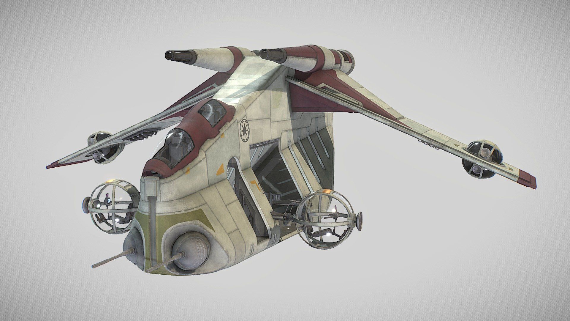 1920x1080 Star Wars LAAT I Gunship Free 3D Model By Smithson17 [77e5a30]