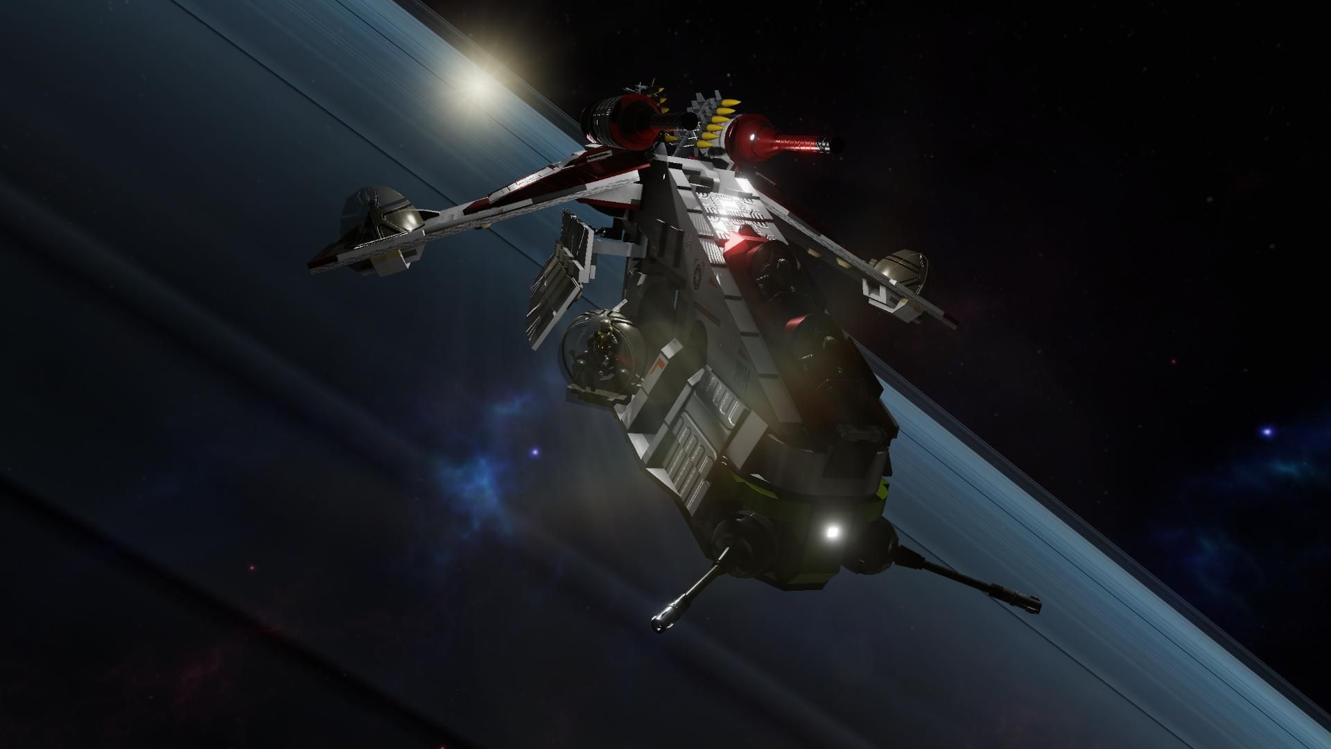 1920x1080 Juno: New Origins. Republic LAAT Gunship