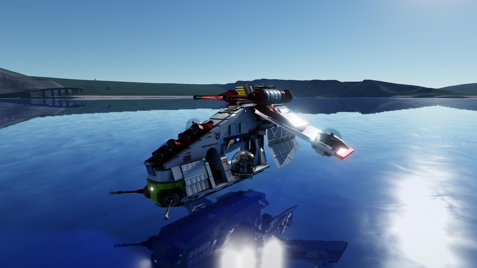 1920x1080 Juno: New Origins. Republic LAAT Gunship