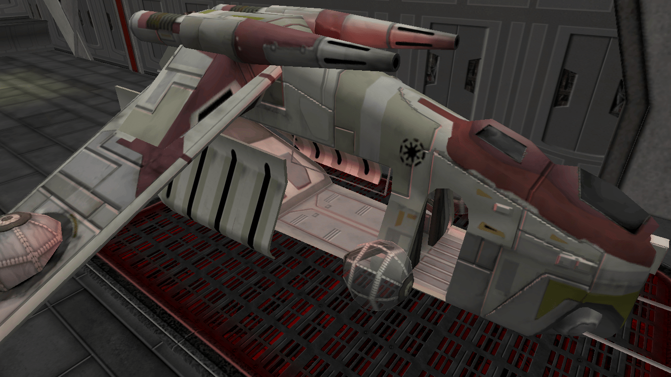 1366x768 LAAT (Republic Gunship) image Sides Project mod for Star Wars Battlefront II