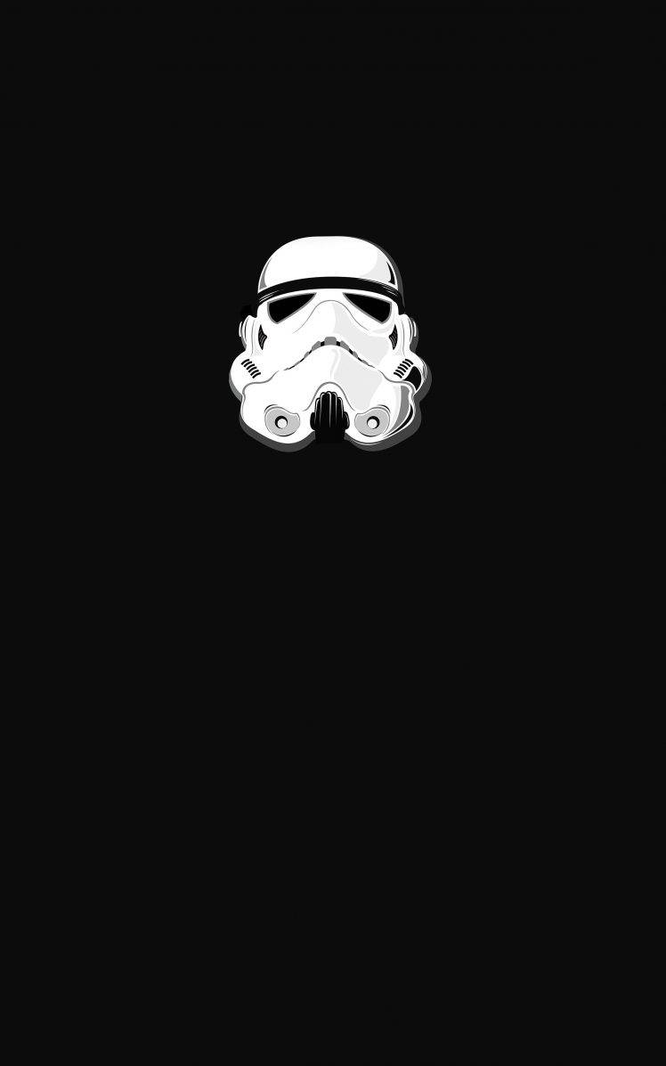 748x1197 Star Wars, Stormtrooper, Helmet, Minimalism, Portrait Display