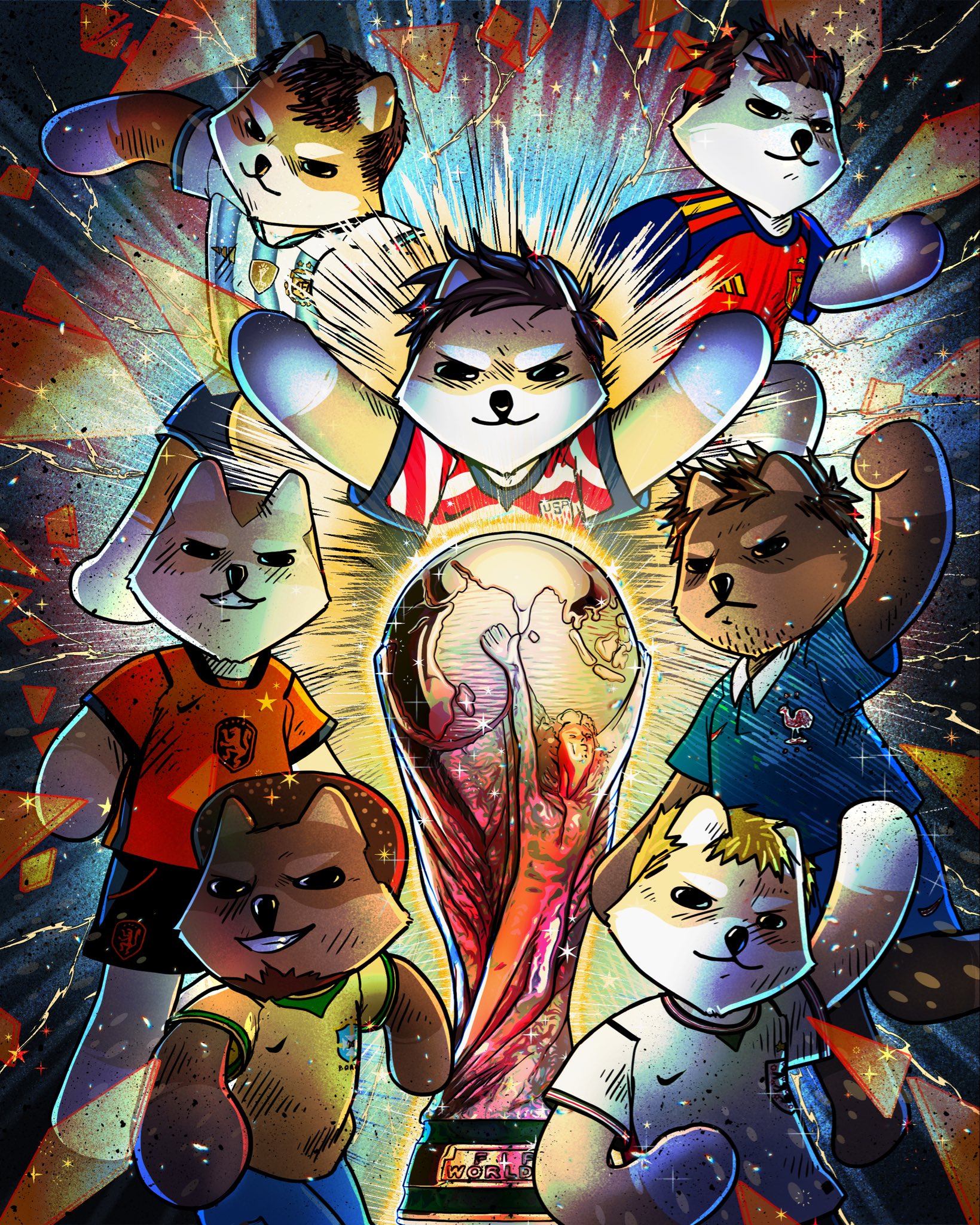 1639x2048 World Cup 2026 Fan Art