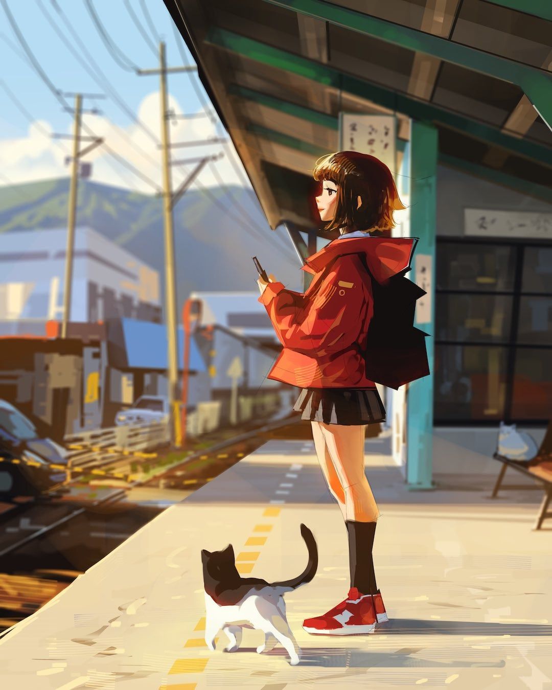 1080x1350 Morning commute Art by Sam Yang / @samdoesarts