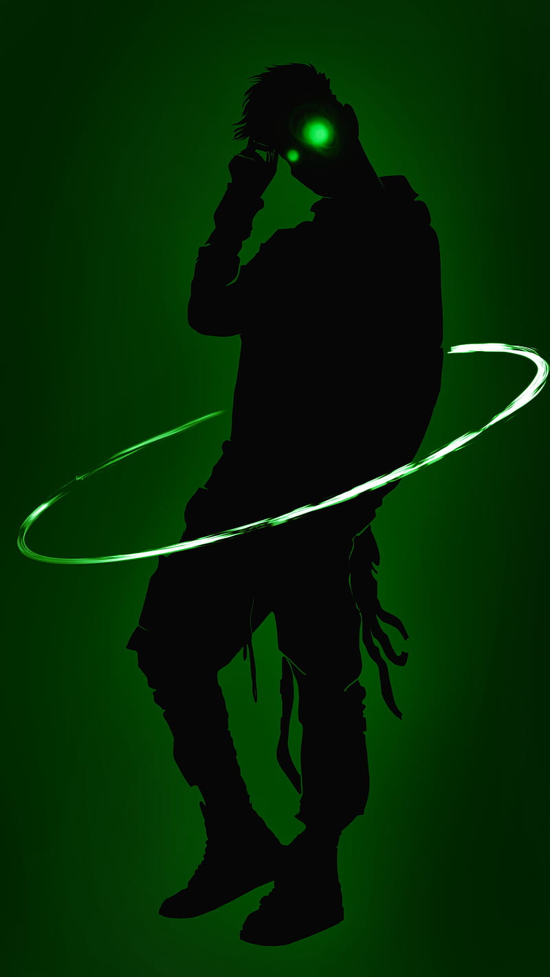 800x1422 Spirit green boy, energy, guy, neon, HD phone wallpaper