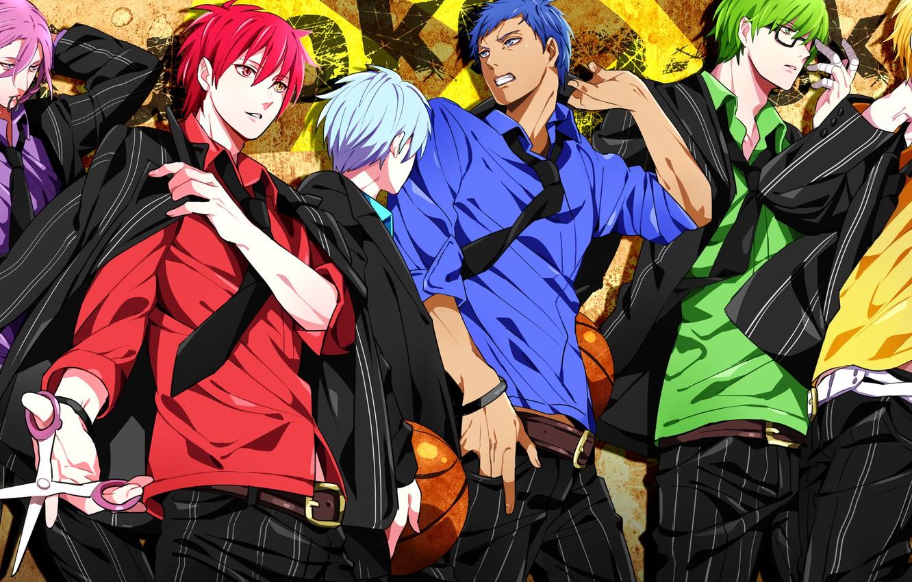 1332x850 Green Anime Boys Wallpaper