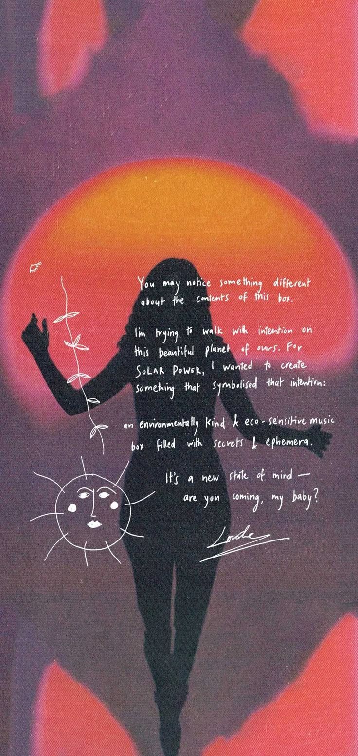 736x1554 solar power lorde lockscreen