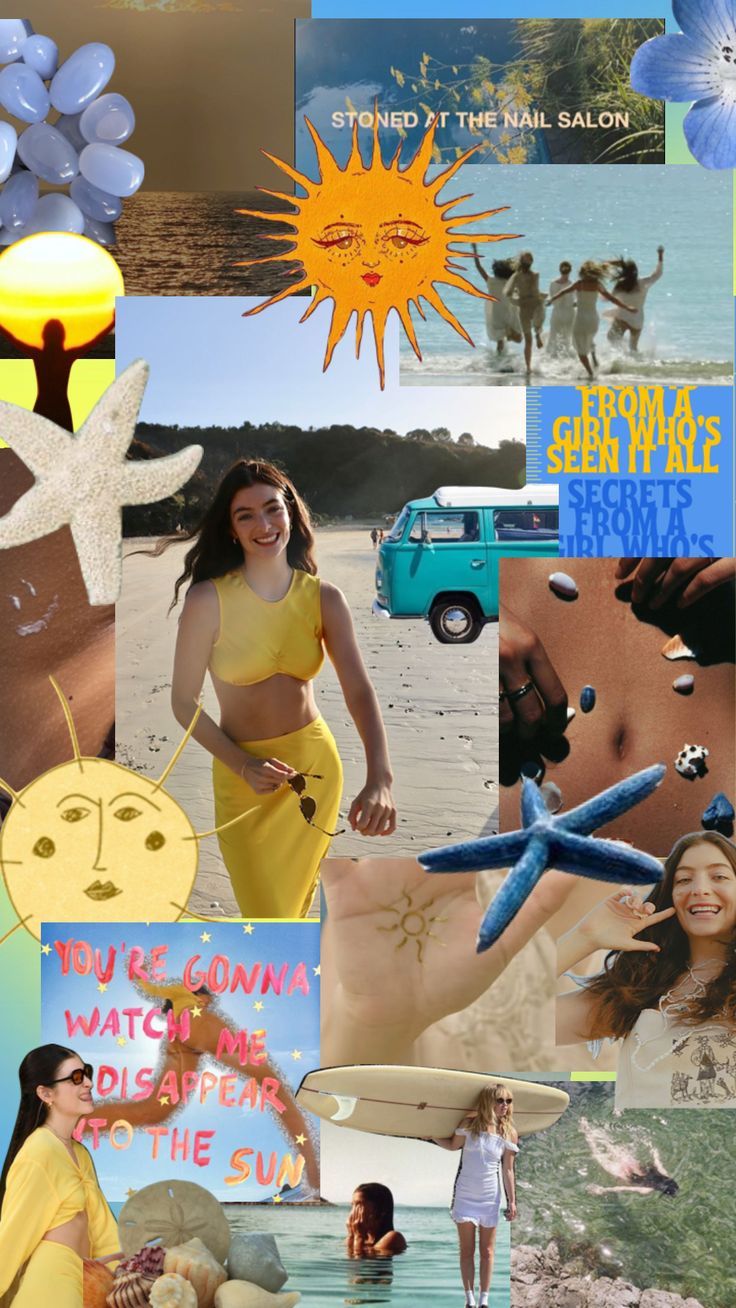 736x1308 Check out tkuo1213's Shuffles. Solar power wallpaper, Solar power aesthetic, Lorde summer aesthetic